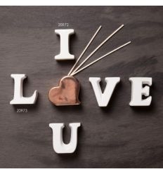 BOMBONIERA MATRIMONIO CLARALUNA DIFFUSORE I LOVE YOU CON KIT ESSENZA20972