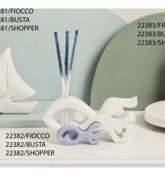 Profumatore pesciolino in gesso con kit essenza