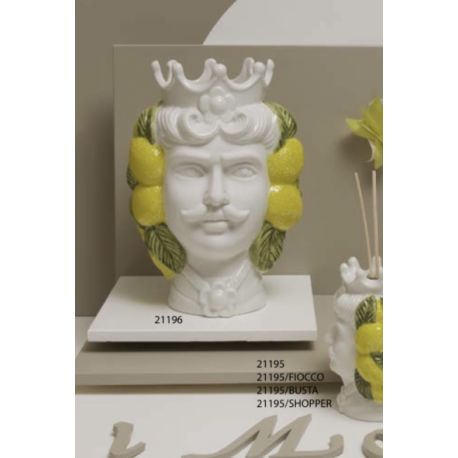 Profumatore clown in gesso con kit essenza