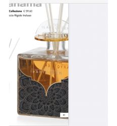 Profumatore bottiglia in vetro con decorazione mandala scura grande (IQ8576)