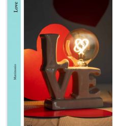 Lampada led LOVE tortora (c2004)