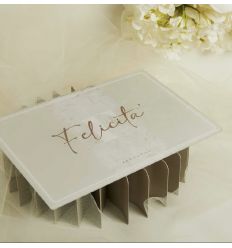 Tagliere in vetro decoro FELICITA' (cl26048)