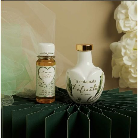 Oliera piccola ulivo con olio (cl26071o)