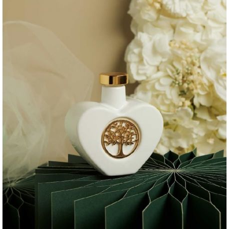 Oliera cuore con albero della vita oro (cl26079a)