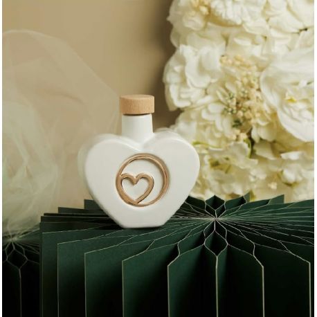 Oliera cuore con cuore oro rosa (cl26077c)