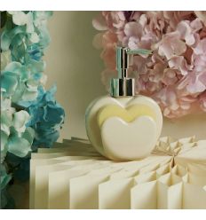 Vaso "U" con fiori (cl24001)