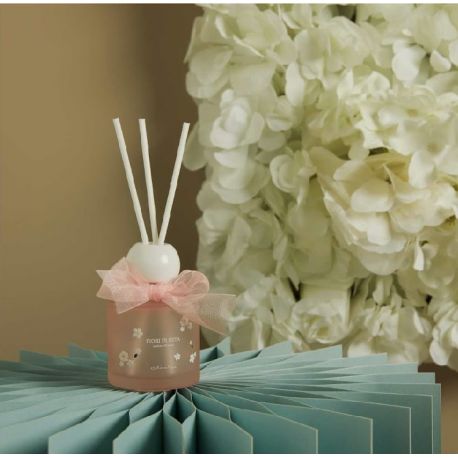 Diffusore rosa con fiorellini piccolo (cl26241)