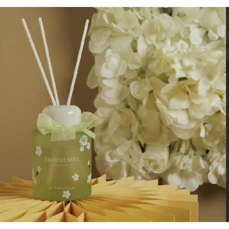 Diffusore verde con fiorellini grande (cl26247)