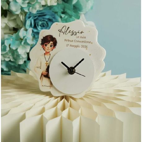 Orologio ondulato ragazzo comunione (cl26362)
