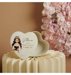 Scatola cuore ragazza comunione (cl26374)