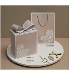 Vaso "U" con fiori (cl24001)