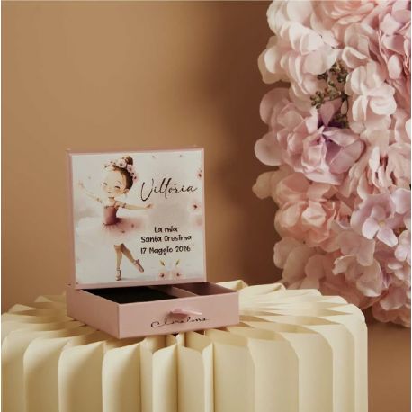 Scatolina confettata ballerina (26336)