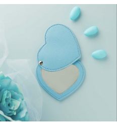 Specchietto cuore azzurro (cl26403)