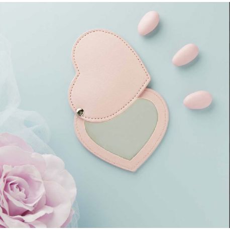 Specchietto cuore rosa (cl26409)