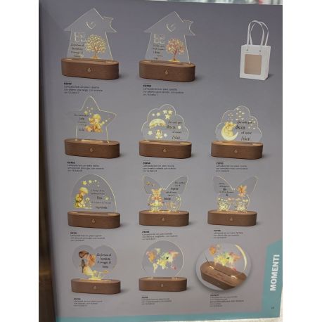 Lampada led con plexy stella con piccolo principe (C5702)