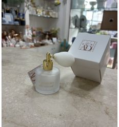 Portaprofumo bianco con spray con scritta (C5001)