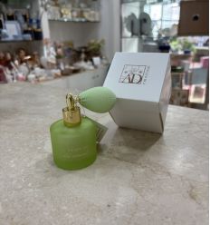 Portaprofumo verde con spray con scritta (C5004)